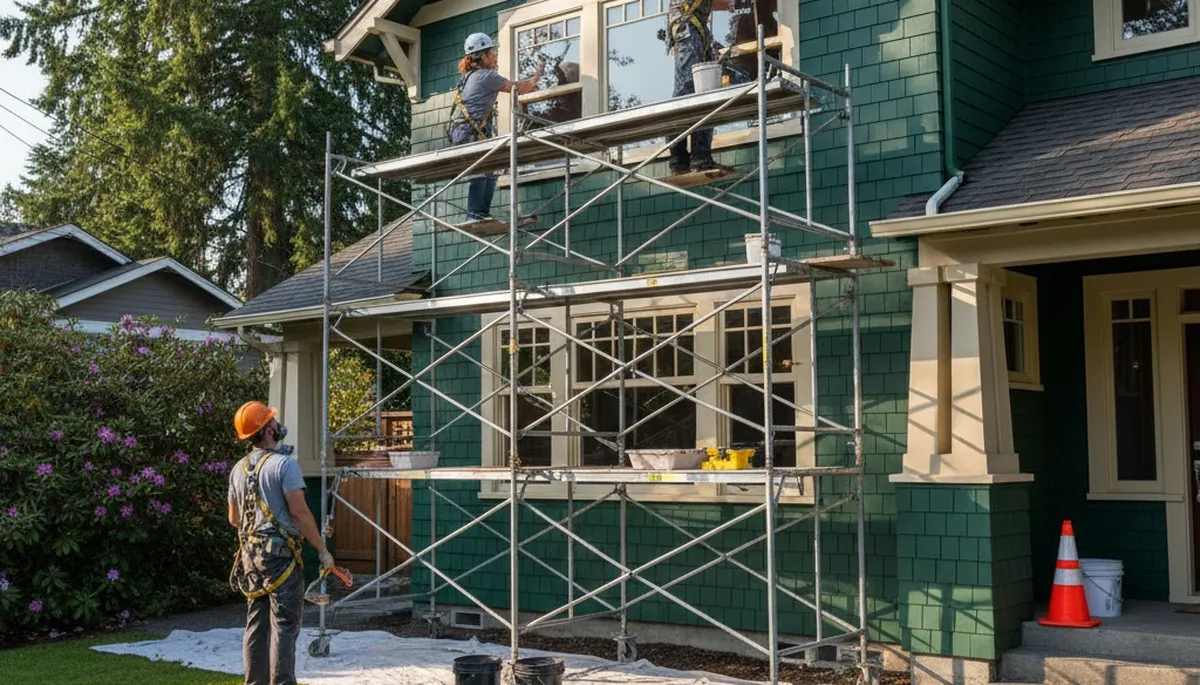Exterior painting crew serving Portland, OR for residential and commercial projects
