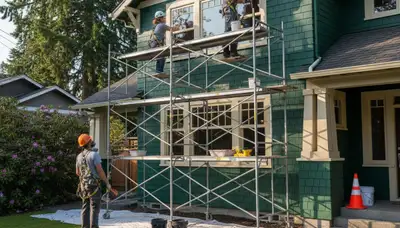 Exterior painting crew serving Portland, OR for residential and commercial projects