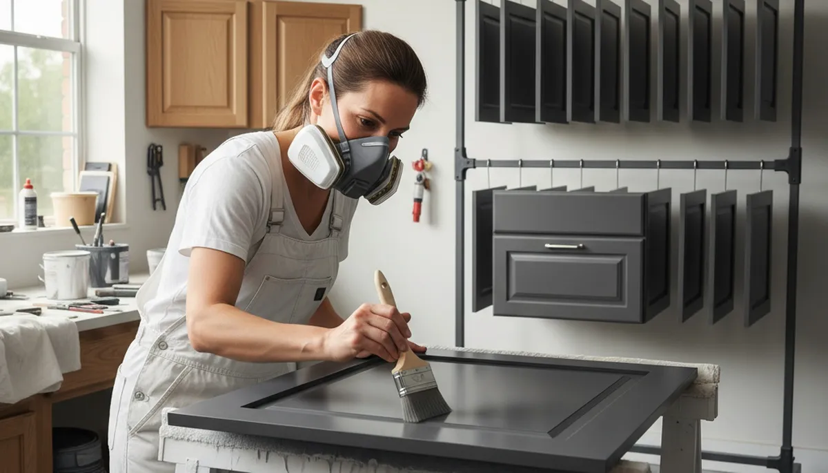 Portland, OR cabinet painting by Portland Paint Pros with moisture-resistant finish for kitchens and bathrooms