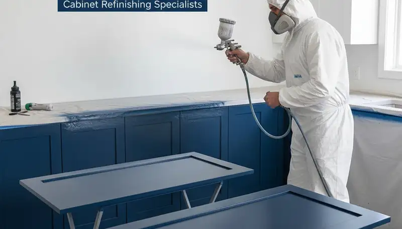 Portland, OR cabinet painting by Portland Paint Pros for durable, moisture-resistant kitchen finishes
