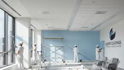 Commercial painting crew applying durable exterior coatings in Portland, OR
