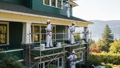 Exterior painting contractor in Portland, OR for residential and commercial projects