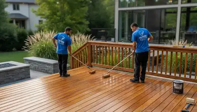 Deck sealing in Portland, OR protects wood from rain and moisture for lasting durability