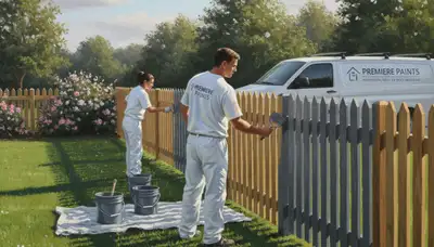 Fence painting service in Portland, OR protecting wood fences from wet Pacific Northwest weather