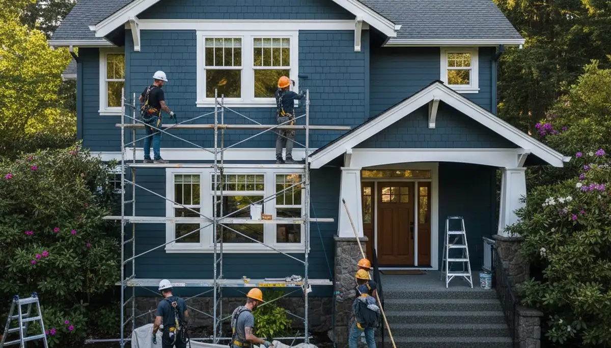 Exterior painting crew serving Portland, OR for residential and commercial projects