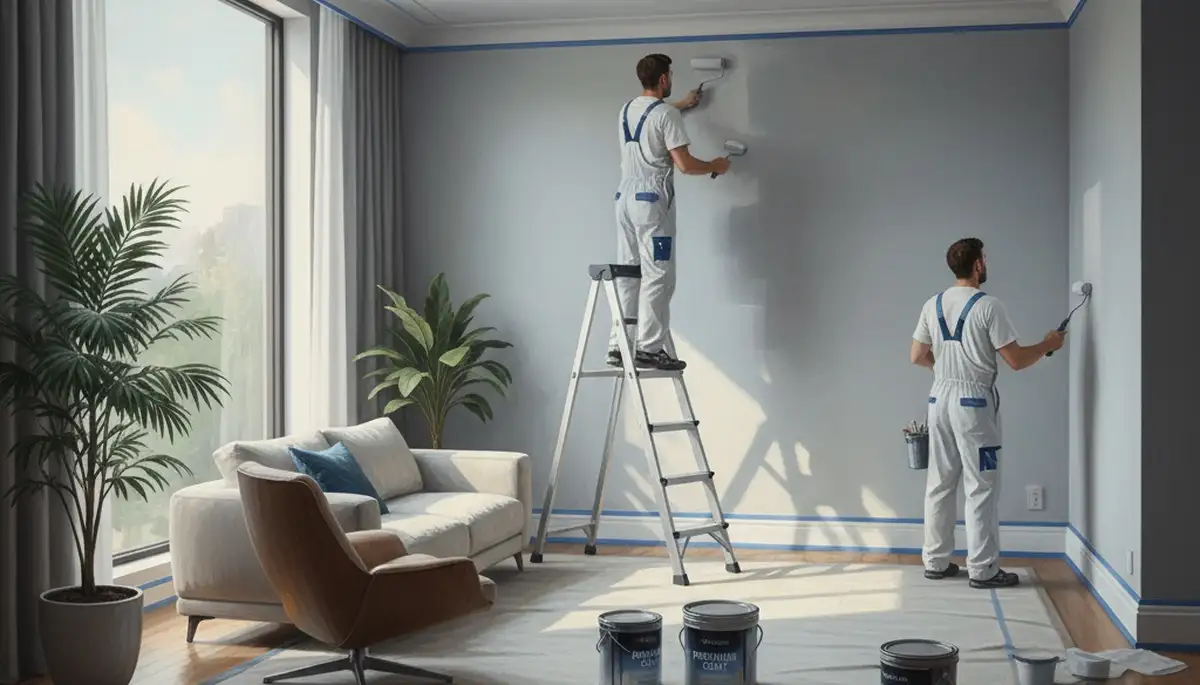 Portland, OR interior house painting by Portland Paint Pros for clean, durable home finishes