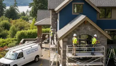Exterior painting contractor serving Portland, OR for residential and commercial homes
