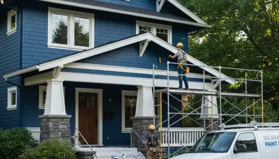 Exterior painting crew in Portland, OR providing professional home painting services