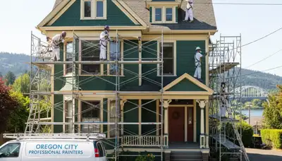 Exterior house painting service in Portland, OR by a professional painting company