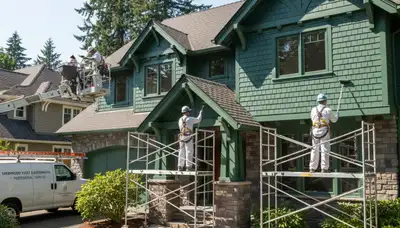 Exterior painting crew in Portland, OR providing professional home painting services