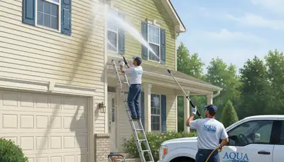 Vinyl siding pressure cleaning for Portland, OR homes to remove moss and boost curb appeal