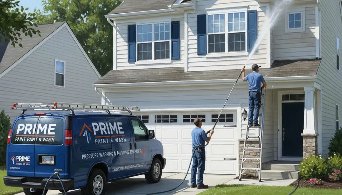 Vinyl siding pressure cleaning in Portland, OR for moss removal and curb appeal