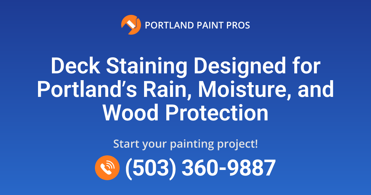 Portland Paint Samples Portland, OR Deck Staining Services | Portland Paint Pros